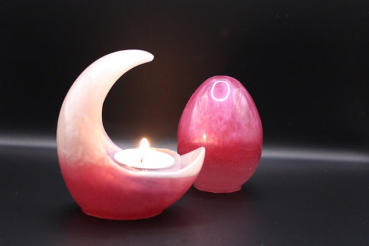 Cresent Moon Tea Light/ Set